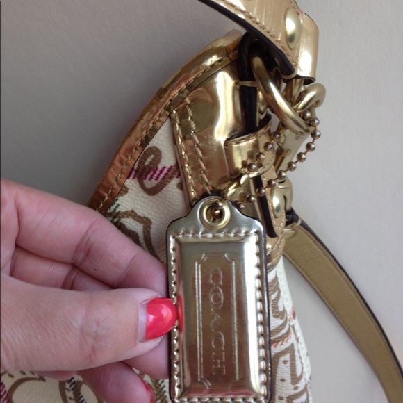 COACH Tattarsall graffiti hobo shoulder  and cross body bag - Picture 4 of 5